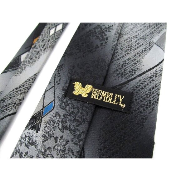 Vintage 70s Wembley Men's Wide Necktie Artistic Abstract USA Made 57x3.75" - Picture 5 of 12